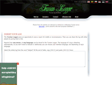 Tablet Screenshot of logs.travianas.lt